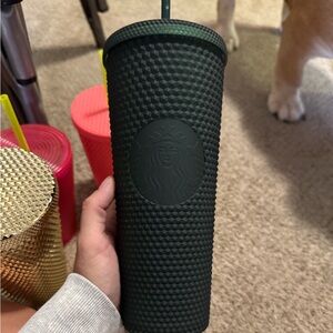 Starbucks Textured Dark Green Tumbler